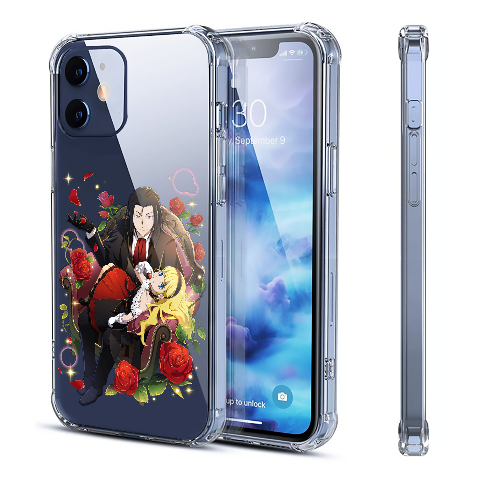 （画像用） 文豪ストレイドッグス Bungo Stray Dogs 【iPhone 12シリーズ対応】透明スマホケース（クリアソフトケース）